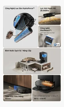 Robot Hút Bụi Lau Nhà Mova S70 Roller 7