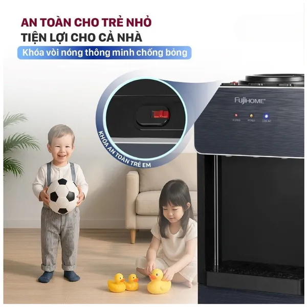 Cây Nước Nóng Lạnh Fujihome WD675C-B