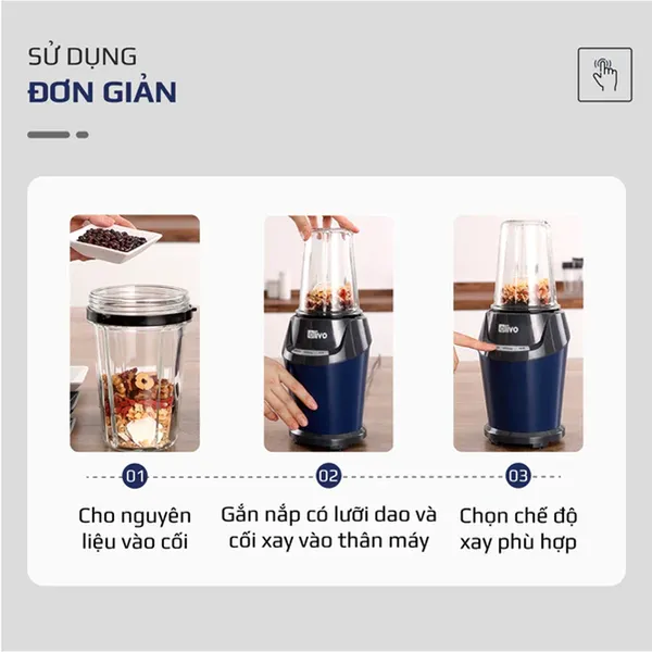 Máy Xay Sinh Tố Mini Olivo MB1000