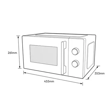 Lò Vi Sóng Electrolux EMM20K22B 20 Lít 5