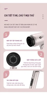Máy Sấy Tóc Coclear CH6613 1600W 12