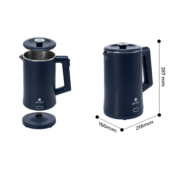 Ấm Đun Siêu Tốc Elmich KEE-9148 1.7 Lít