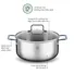Bộ nồi inox liền khối Elmich Trimax XR EL-3842 16, 20cm