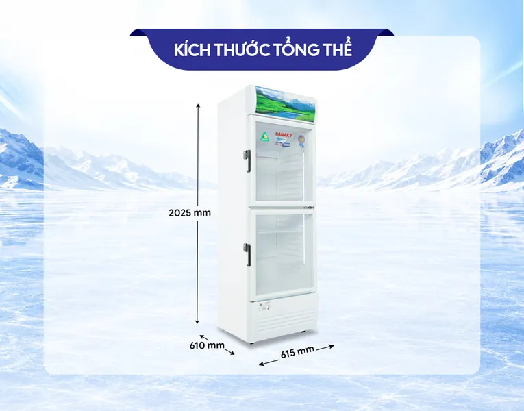 Tủ Mát Sanaky Inverter 340 Lít VH-408W3L