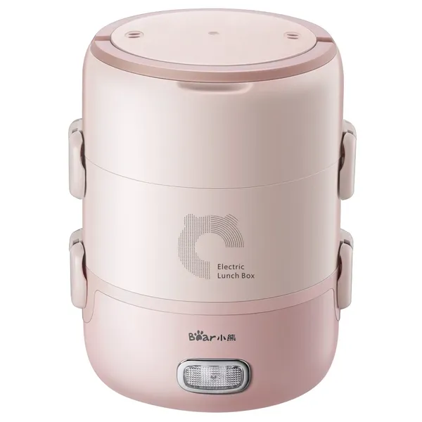 Hộp Cơm Điện Cầm Tay Bear DFH-B20S6 2 Lít - Hàng Quốc Tế - Bản Tiếng Anh