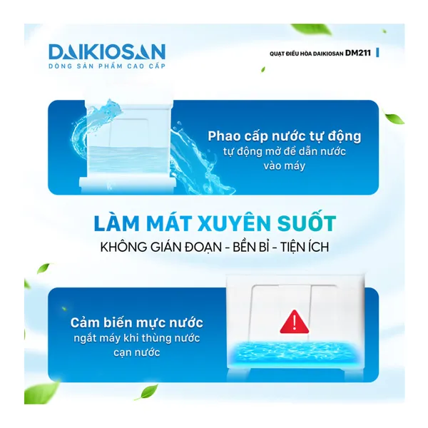 Quạt Điều Hòa 2 Tầng Công Suất Lớn Daikiosan DM211