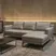 Sofa L (Góc Trái) Serena J463S Xám nhạt