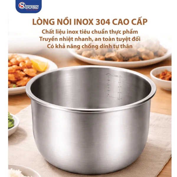 Nồi Áp Suất Điện Sowun SW 683 2.0 Lít