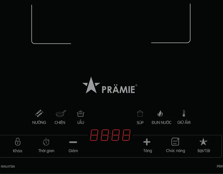 Bếp Điện Từ Đơn Pramie PRMY-1111 - Xuất Xứ Malaysia (Tặng Kèm Nồi)