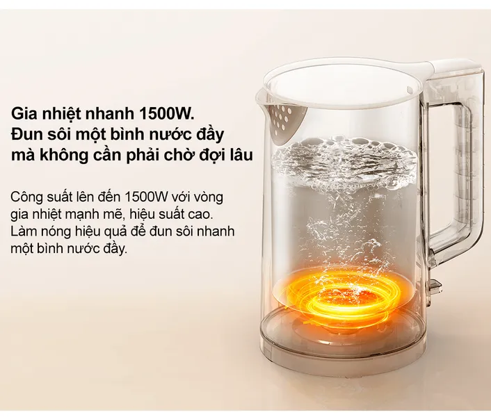 Ấm Đun Nước Xiaomi Electric Kettle 2 Lite EU (BHR9036EU) 1.5 Lít