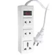 Ổ Cắm ĐQ 002A-02-2M (3 Lỗ Dây 2 Mét)