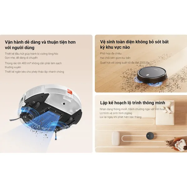 Robot Hút Bụi Lau Nhà Xiaomi Vacuum E5