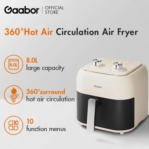 Nồi Chiên Không Dầu Gaabor AF-80M01A 8 Lít