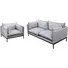 Bộ Sofa 1 Chỗ Joella S-005 Xám + Sofa 3 Chỗ Joella S-005B Xám