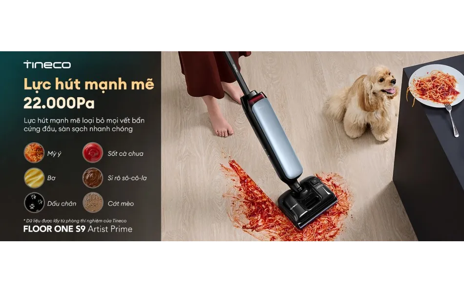 Máy Lau Sàn Hút Bụi Tineco Floor One S9 Artist Prime