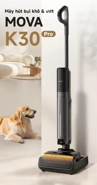 Máy Hút Bụi Lau Nhà Khô Và Ướt Mova K30 Pro