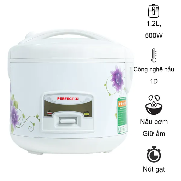 Nồi Cơm Điện Perfect PF-C105 1.2 Lít