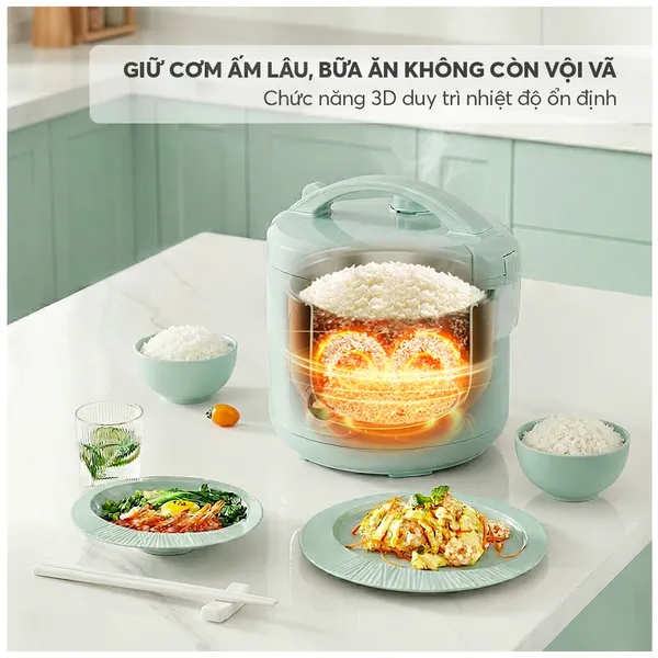 Nồi Cơm Điện Elmich RCE9357 1.8 Lít