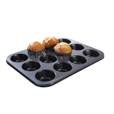 KHAY NƯỚNG BÁNH 12 NGĂN 35X26.5X2.8CM ĐE