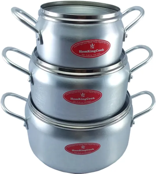 Bộ nồi 3 món King Cook HT06KC 16-20-24 cm