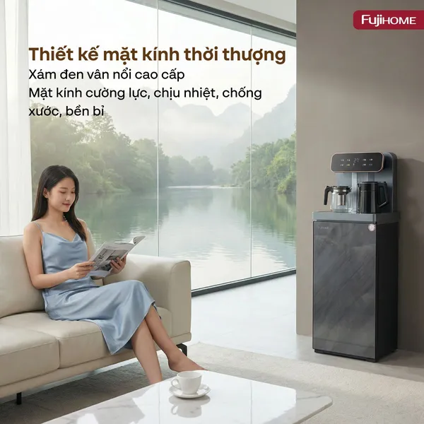 Cây Nước Nóng Lạnh Kết Hợp Bàn Pha Trà, Cafe Fujihome TB243AN
