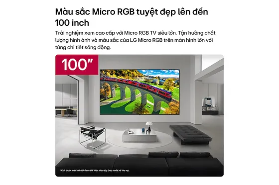 Smart Tivi LG Micro RGB 4K 100 Inch 100MRGB96BS 9