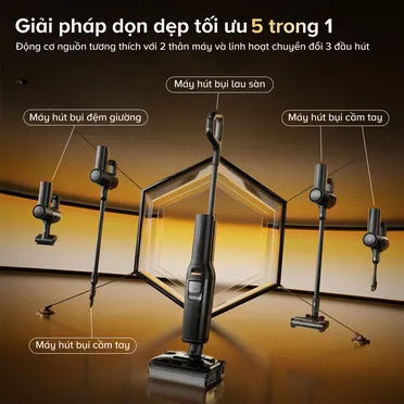 Máy Hút Bụi Lau Nhà Cầm Tay Roborock F25 ACE Combo 3