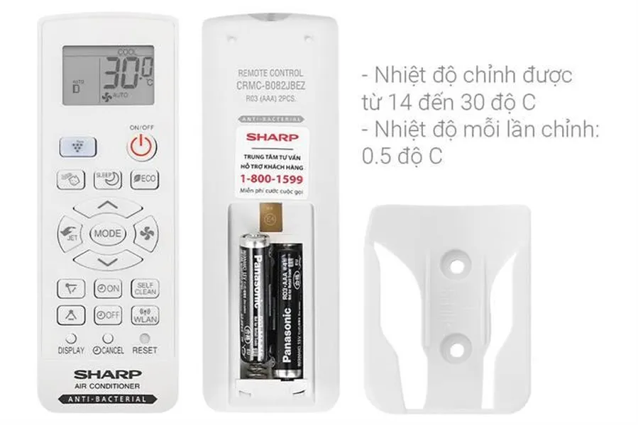 Máy Lạnh Sharp Inverter 1 HP AH-XP10CHW