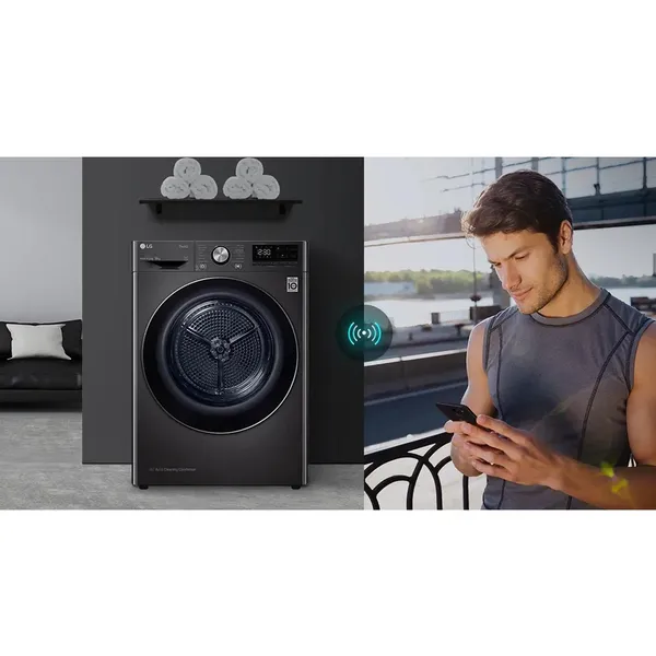 Máy Sấy Bơm Nhiệt LG Inverter 10.5 Kg DVHP50B