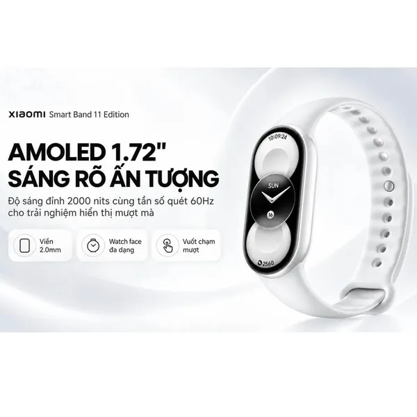 Vòng Đeo Tay Thông Minh Xiaomi Mi Band 11 Gốm