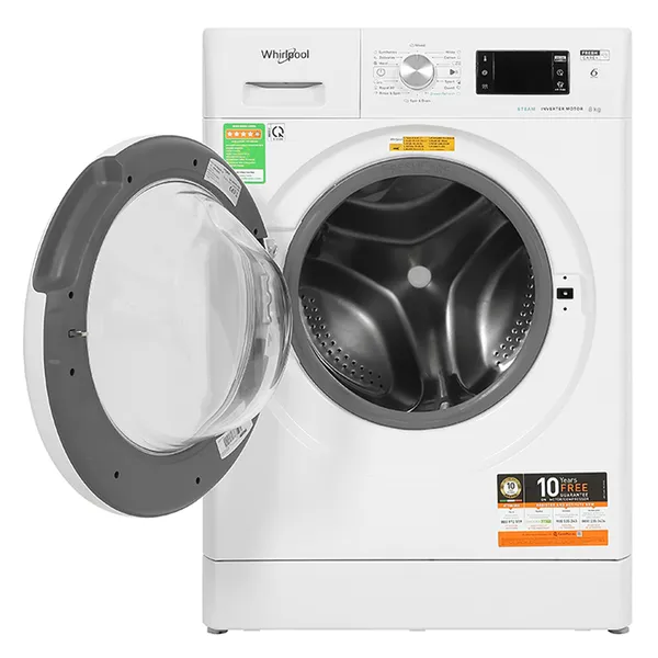 Máy Giặt Whirlpool Inverter 8 Kg FFB8458WV EU