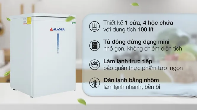 Tủ Đông Alaska 100 Lít IF-11 0