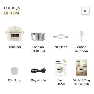 Nồi Áp Suất Điện Đa Năng Olivo PC40 4 Lít 14