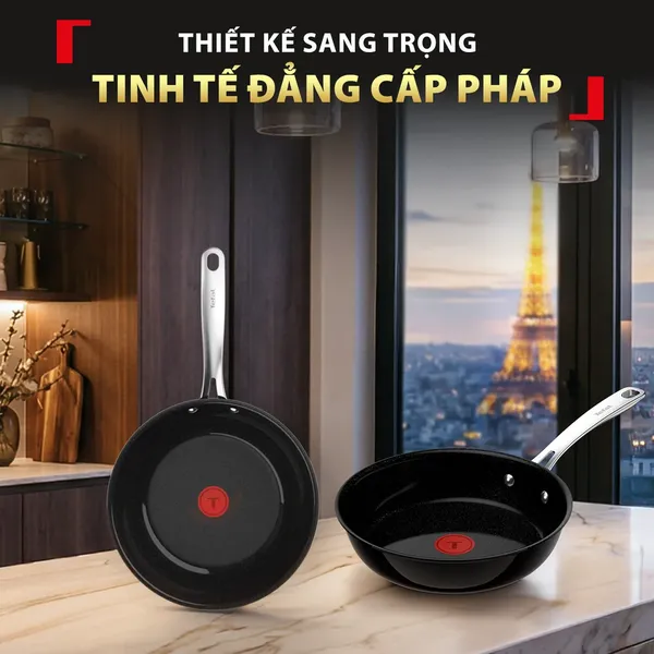 Chảo Xào Ceramic Cao Cấp Tefal EXCELLENCE+ CERAMIC G2151902 28cm