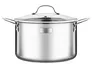 Nồi inox cao cấp 3 lớp đáy liền Elmich Tri-Max 18 cm