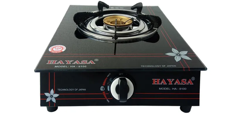 Bếp Gas Đơn Kính Hayasa HA-8100