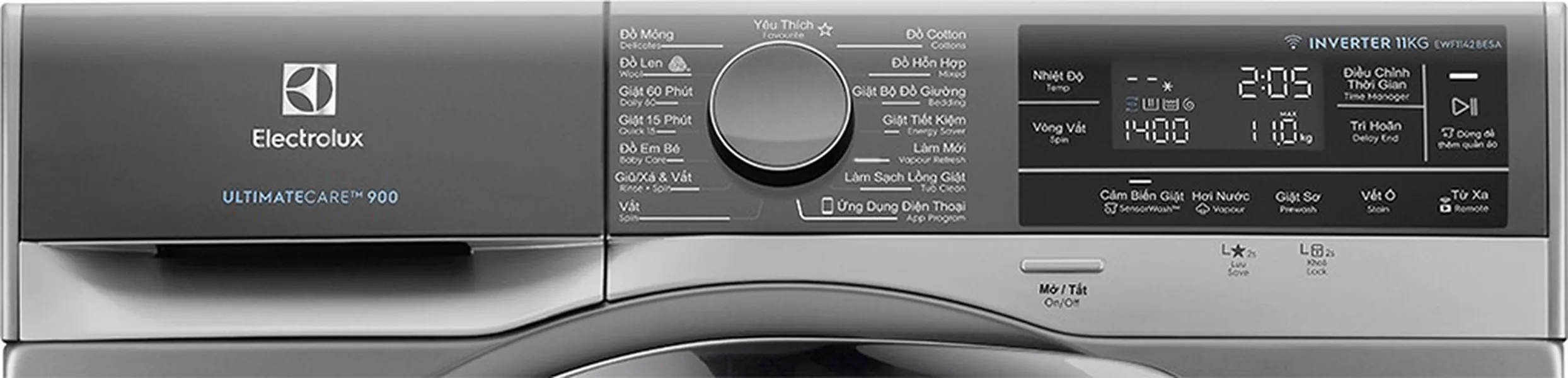 Máy Giặt Electrolux Inverter 11 Kg EWF1141AESA