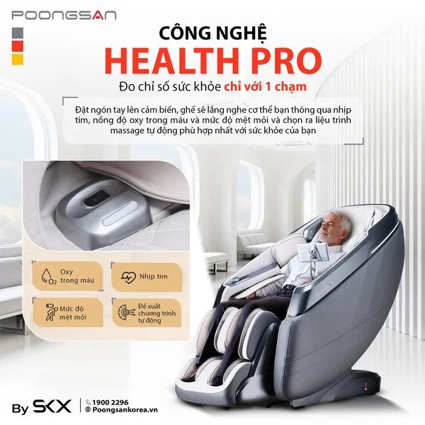 Ghế Massage Cao Cấp Poongsan MCP-865