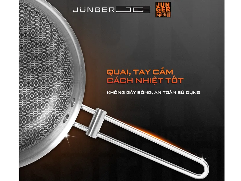 Bộ Nồi Inox 304 Cao Cấp 7 Món Junger CWJ-070