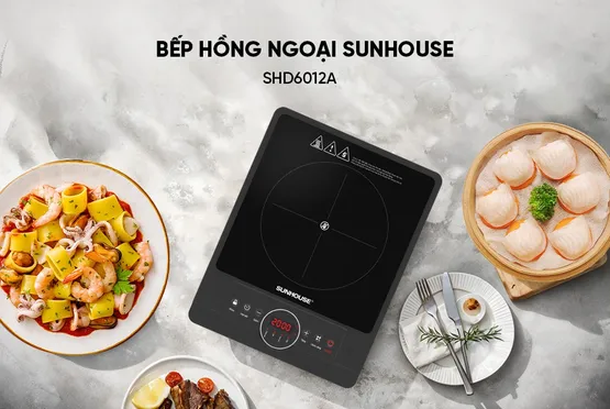 Bếp Hồng Ngoại Sunhouse SHD6012A 2000W 4
