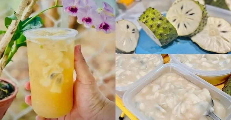 Cách làm trà mãng cầu mát lạnh, chua ngọt dễ uống tại nhà