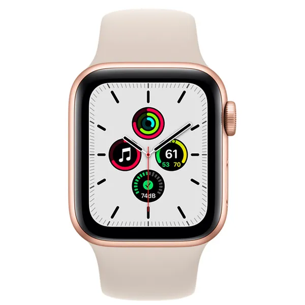 Apple Watch SE 2022 40mm Viền Nhôm Dây Silicone