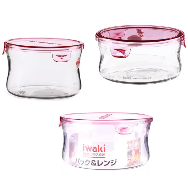 Hộp Thủy Tinh Tròn IWAKI 840ML KT7402-P