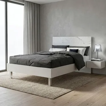 Giường ngủ Queen NS12020 Trắng