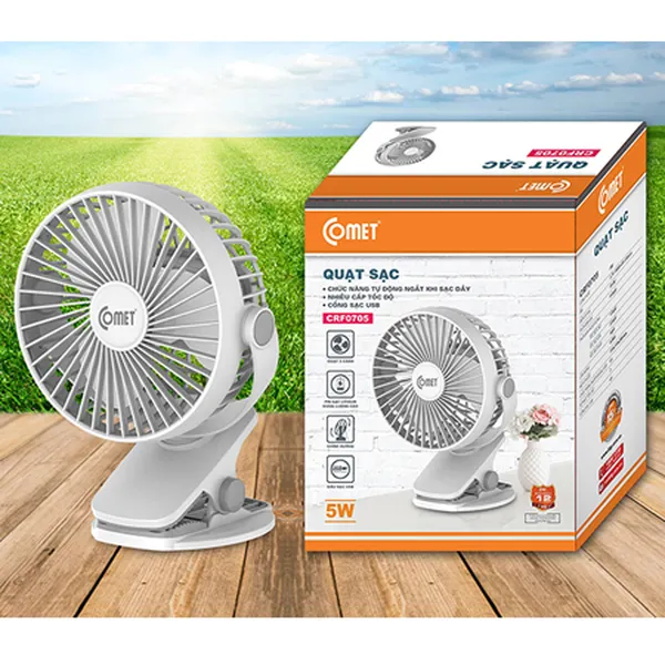 Quạt Sạc Comet CRF0705