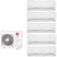 Bộ Máy Lạnh Multi LG Inverter 5 Dàn Lạnh 5 HP Z5UQ48GFA0