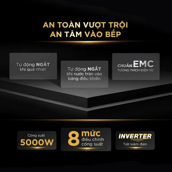 Bếp Từ Đôi BlueStone ICB-6825 5000W