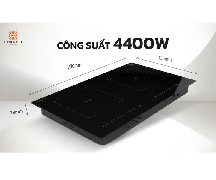 Bếp Từ Đôi Hawonkoo CEH-251-Inverter 4400W - Thái Lan
