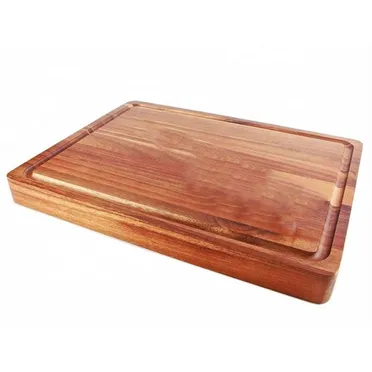 Thớt Vuông Décor Gỗ Xà Cừ Thanh Tú 24cm