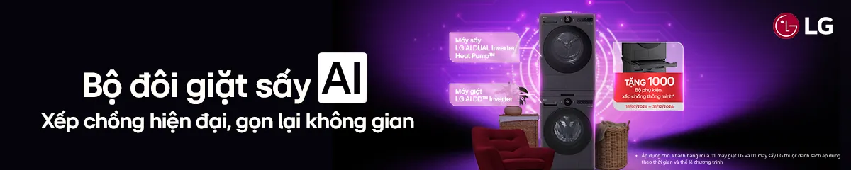 Bộ đôi giặt sấy AI